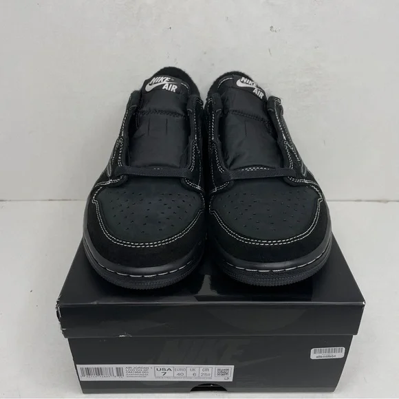 Nike Air Jordan 1 Retro Low SP Travis Scott “Black Phantom” 2023 - Picture 2 of 4